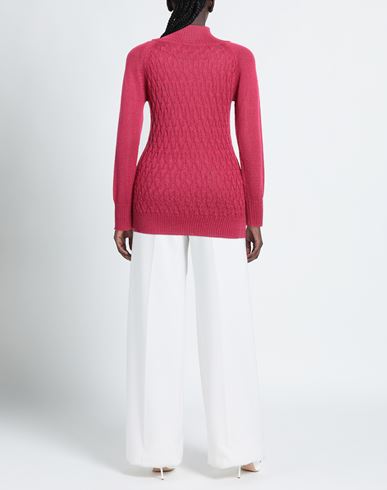 Woman Turtleneck Fuchsia Size M Viscose, Polyester, Polyamide