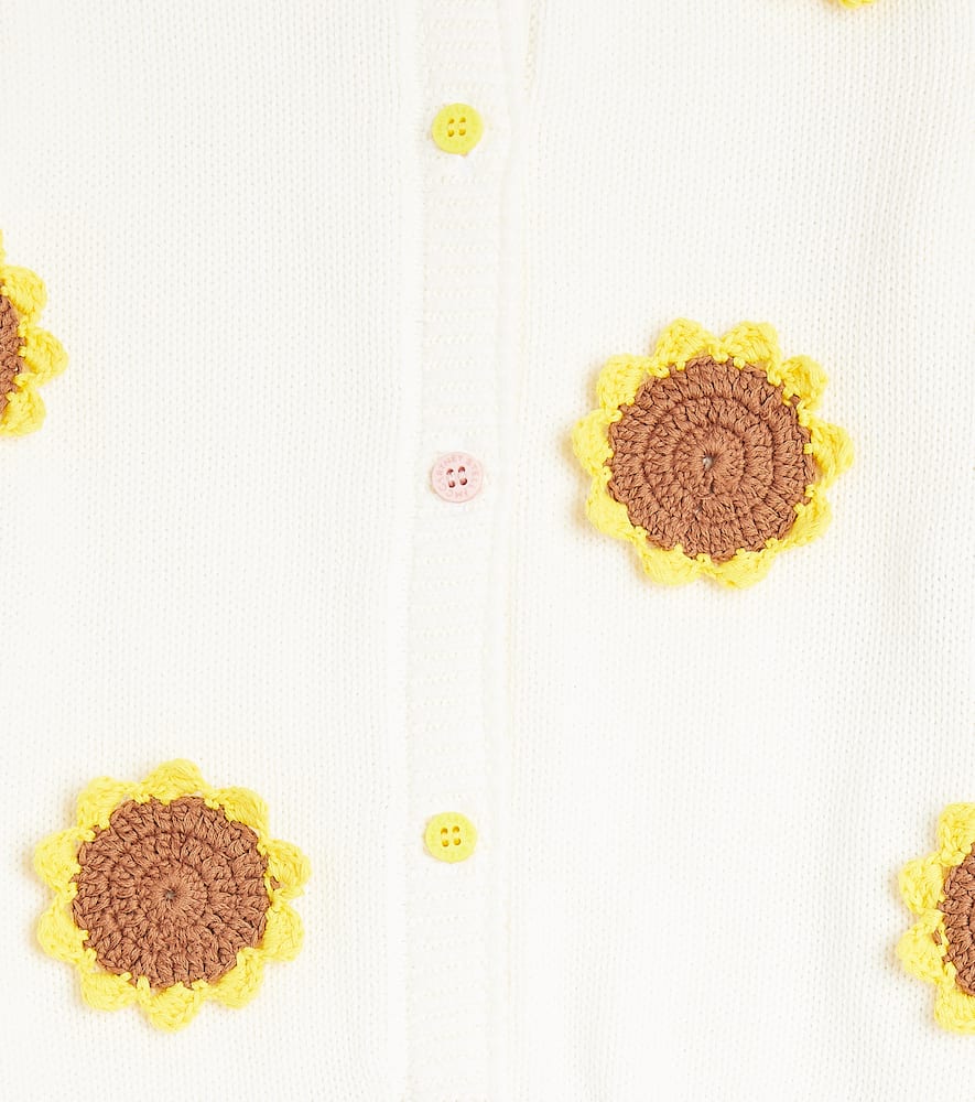 Stella McCartney Kids Embellished cotton cardigan