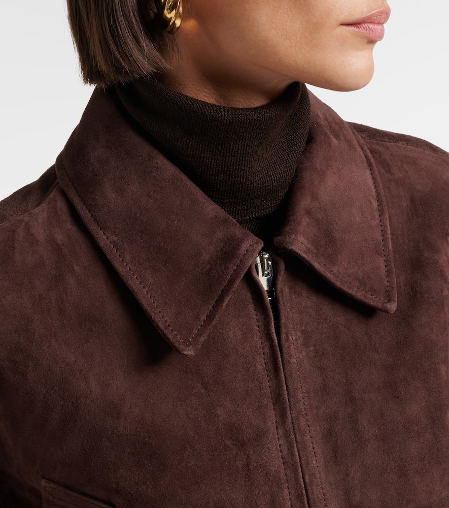 Nahla cropped suede jacket