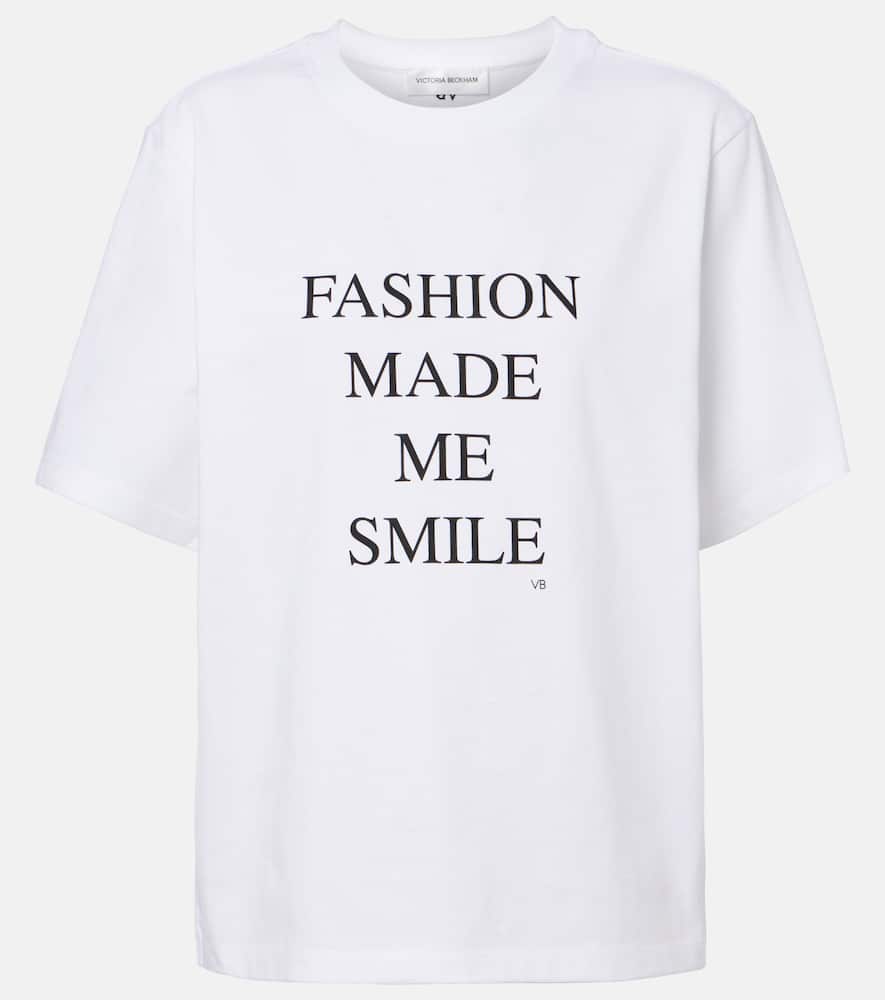 Printed cotton jersey T-shirt