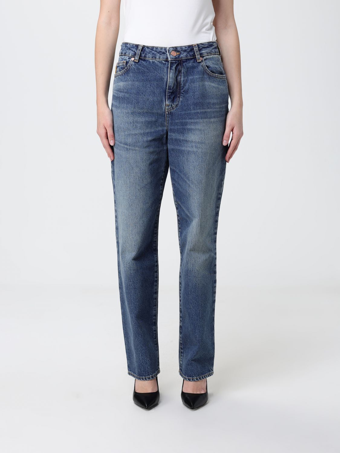 Jeans Woman color Denim
