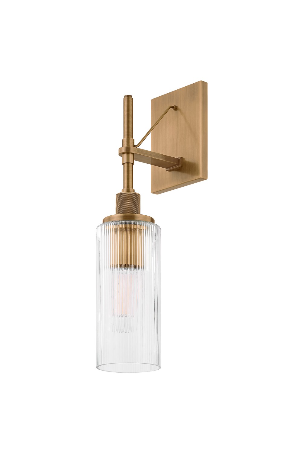 Patina Brass Wall Sconce from the Shenandoah Collection