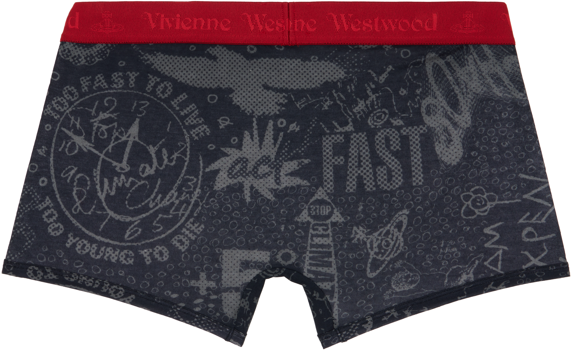 Black 'Let It Rock' Boxer Briefs