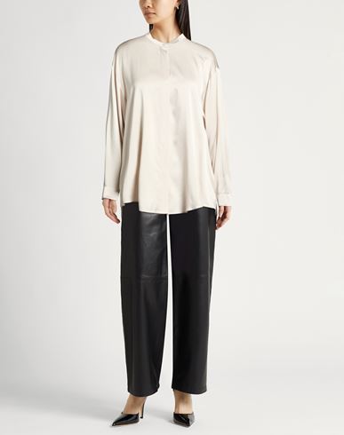 Forte_forte Woman Shirt Ivory Size 3 Silk, Elastane