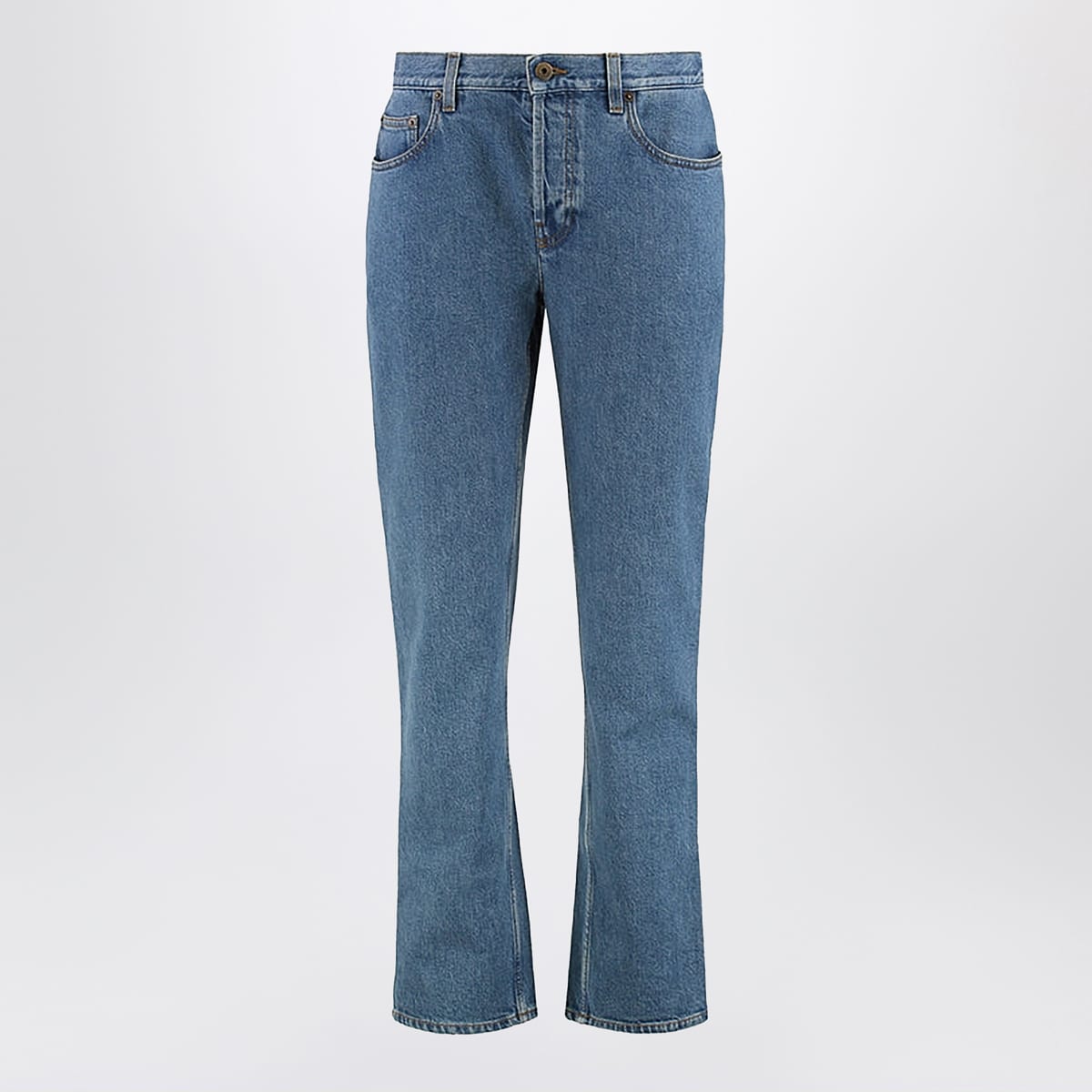 Burberry - straight cut five-pocket denim trouser