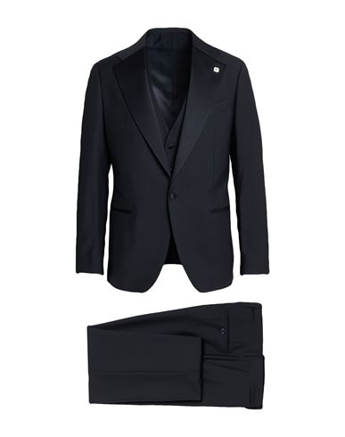 Man Suit Midnight blue Size 44 Wool, Polyester