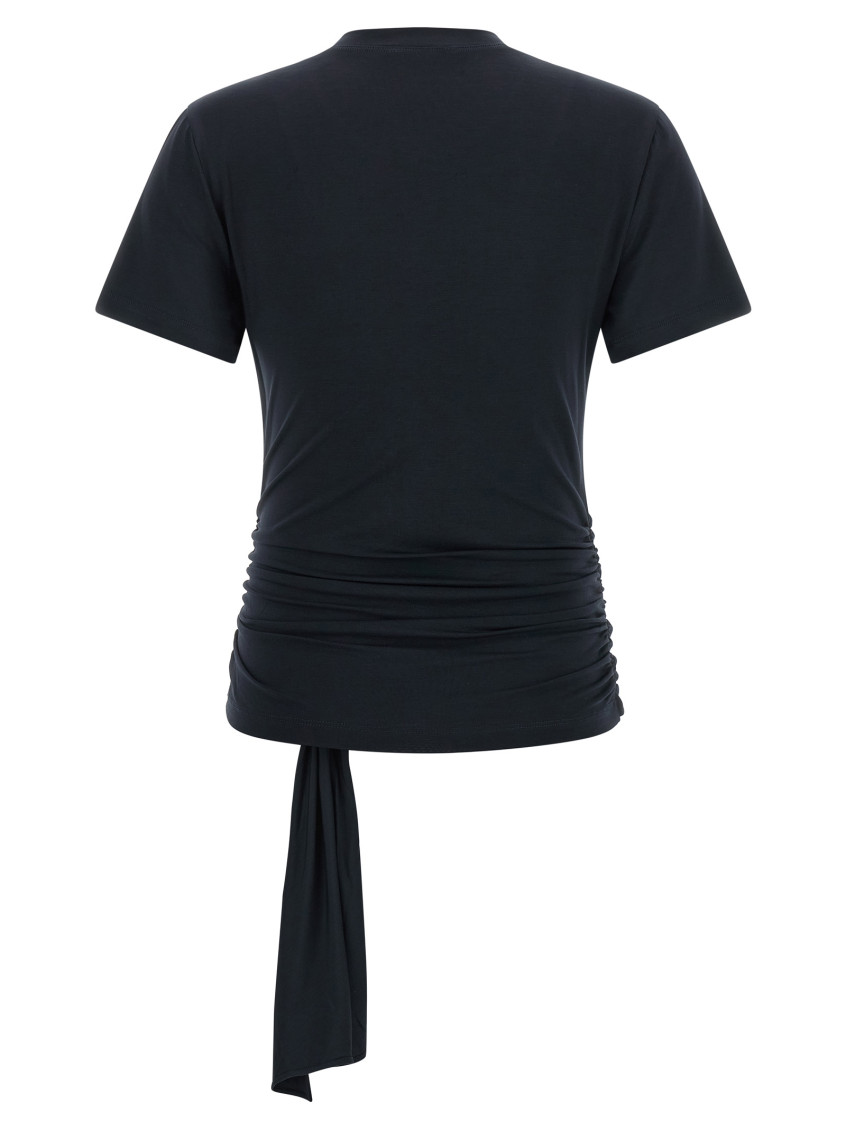 Black Solid Crew Neck T-Shirt