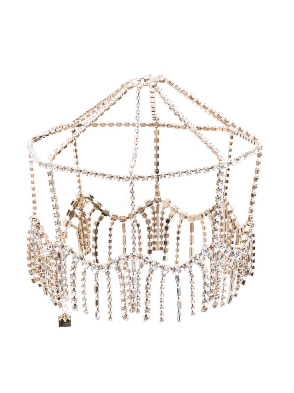 Camilla crystal-embellished hair accessory - Gold