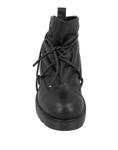 Woman Ankle boots Black Size 4 Leather