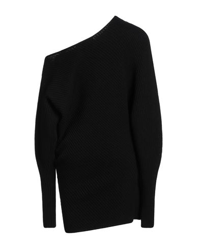 Woman Sweater Black Size 8 Acrylic, Virgin Wool