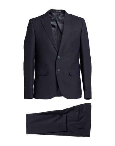 Man Suit Midnight blue Size 38 Polyester, Viscose, Elastane