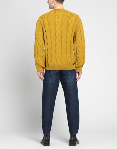 Man Sweater Marigold Size 40 Virgin Wool