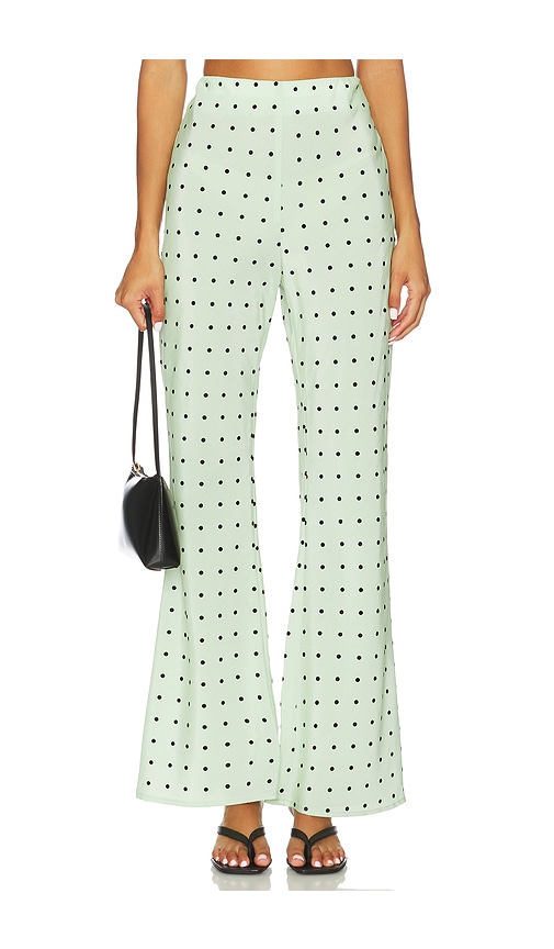Maude Club Betty Pant in Seafoam Black Dots. S also in L