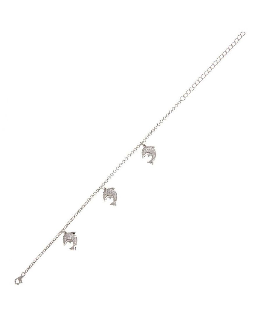 Orphelia Womens 925 Sterling Silver Bracelet - ZA-1877 - One