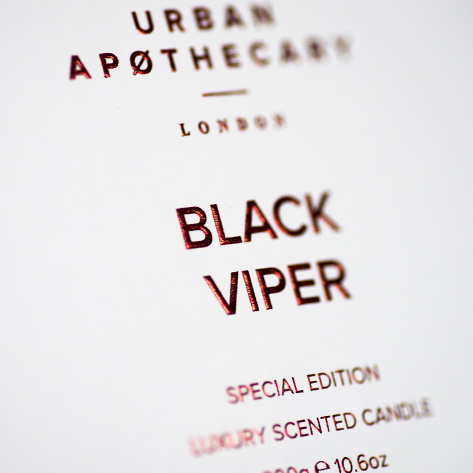 Urban Apothecary Black Viper Luxury Candle 300g