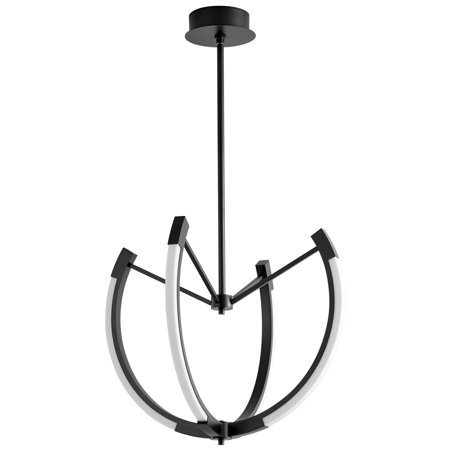Black LED Ceiling Mount from the Utopia Collection
