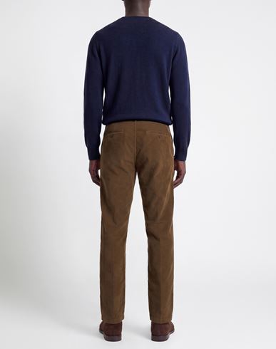Man Pants Light brown Size 38 Cotton, Elastane