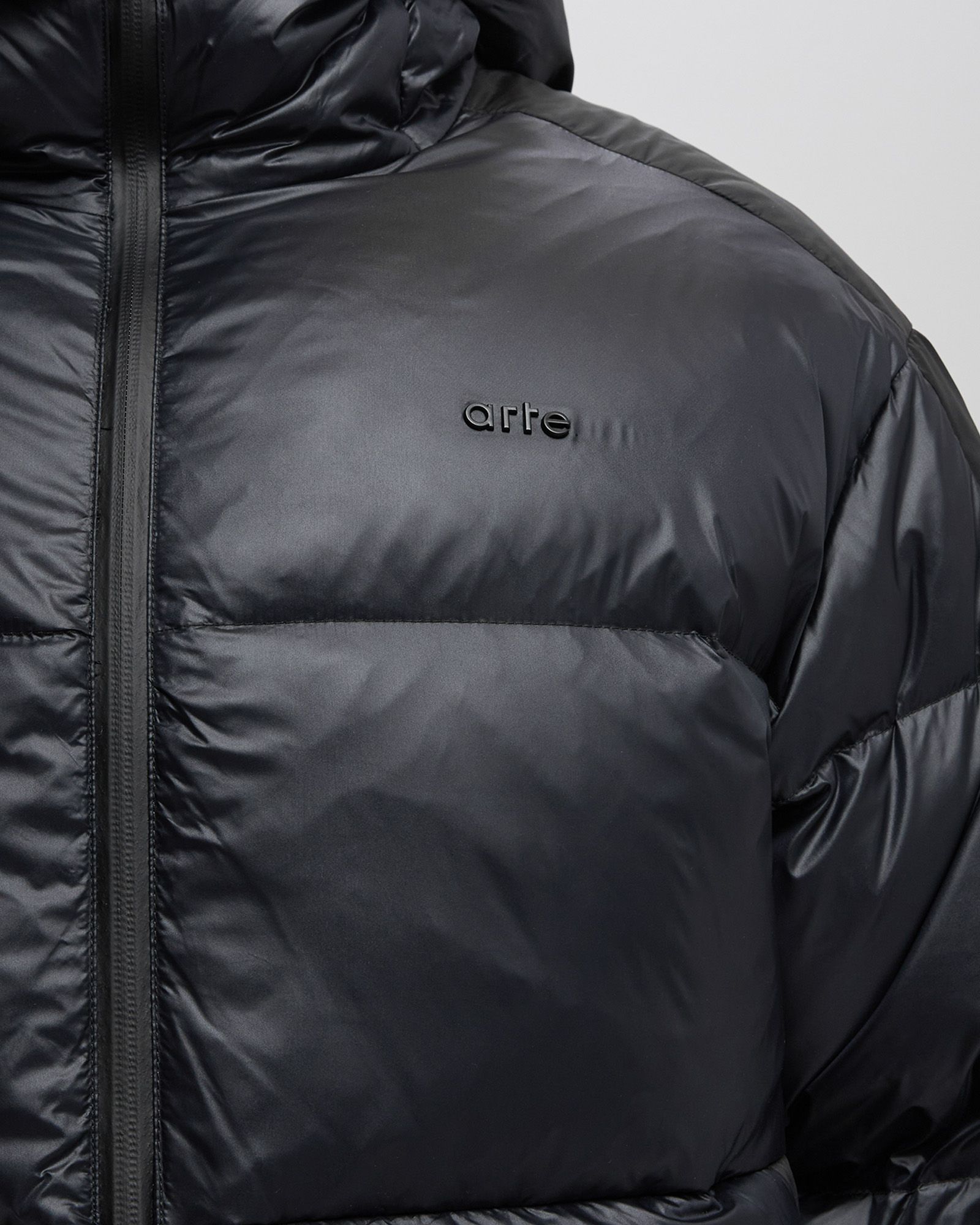 Shinny Matt Puffer black male Down & Puffer Jackets now available at BSTN
