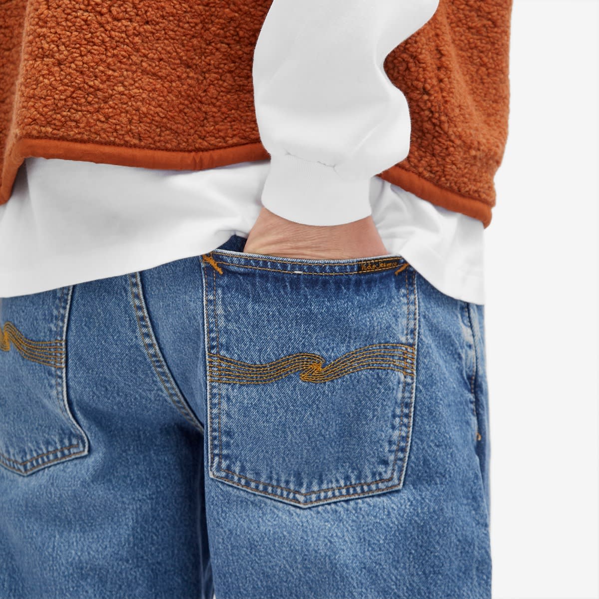 Men's Nudie Rad Rufus Jeans in Indigo Blues