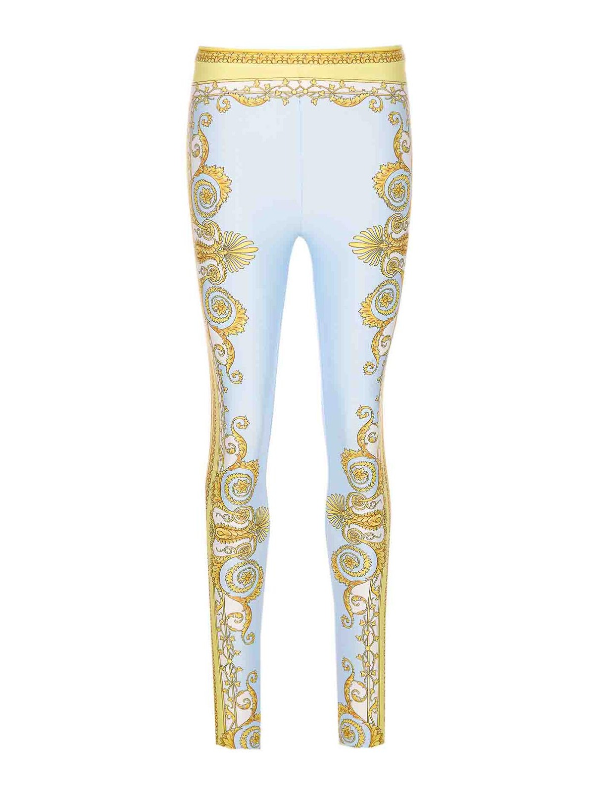 Spring Barocco Leggings Light Blue