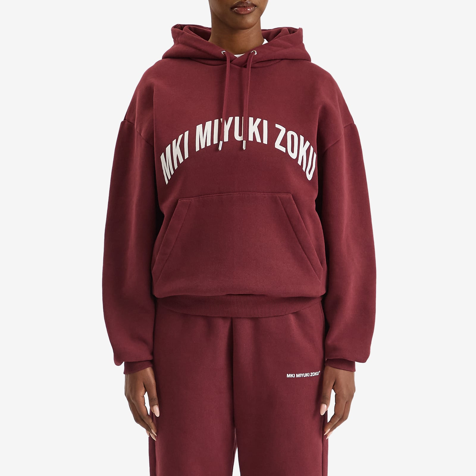 Women's Arch Hoodie Presented by END. Burgundy/White
