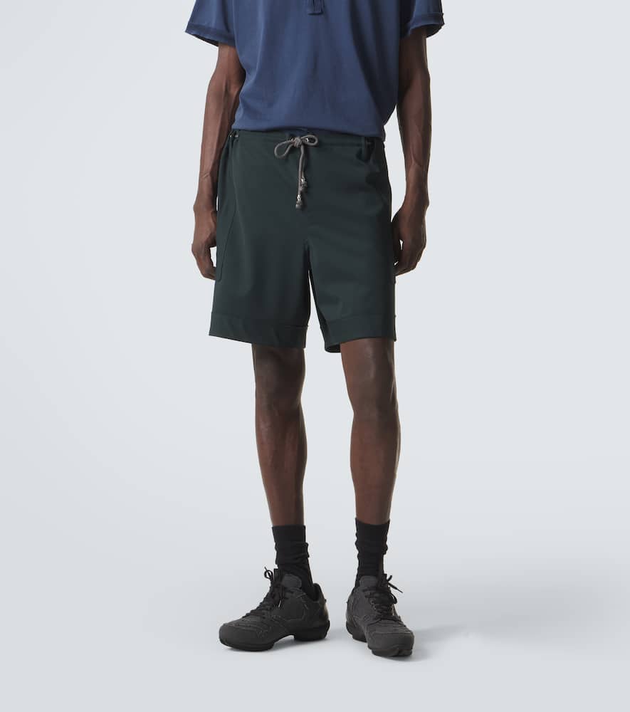 Kyan wool-blend shorts