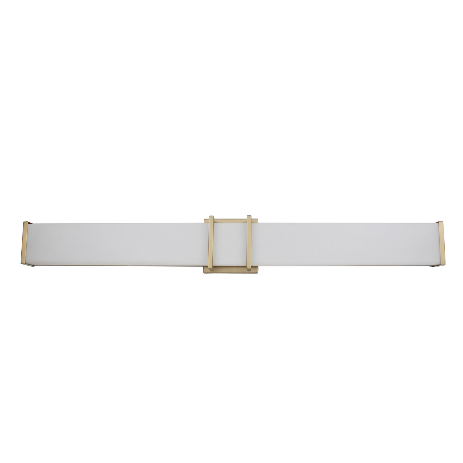 Brushed Gold LED Bathroom Vanity Light from the Tomero Collection