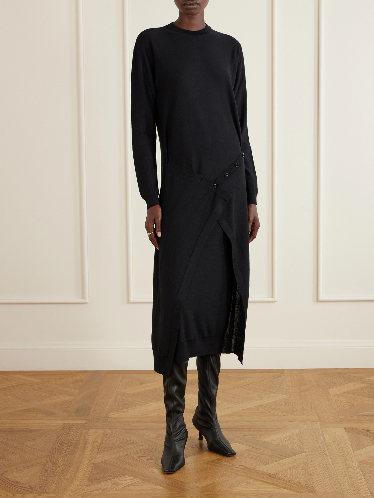 Trap 60 Stretch Over-the-knee Boots - Black