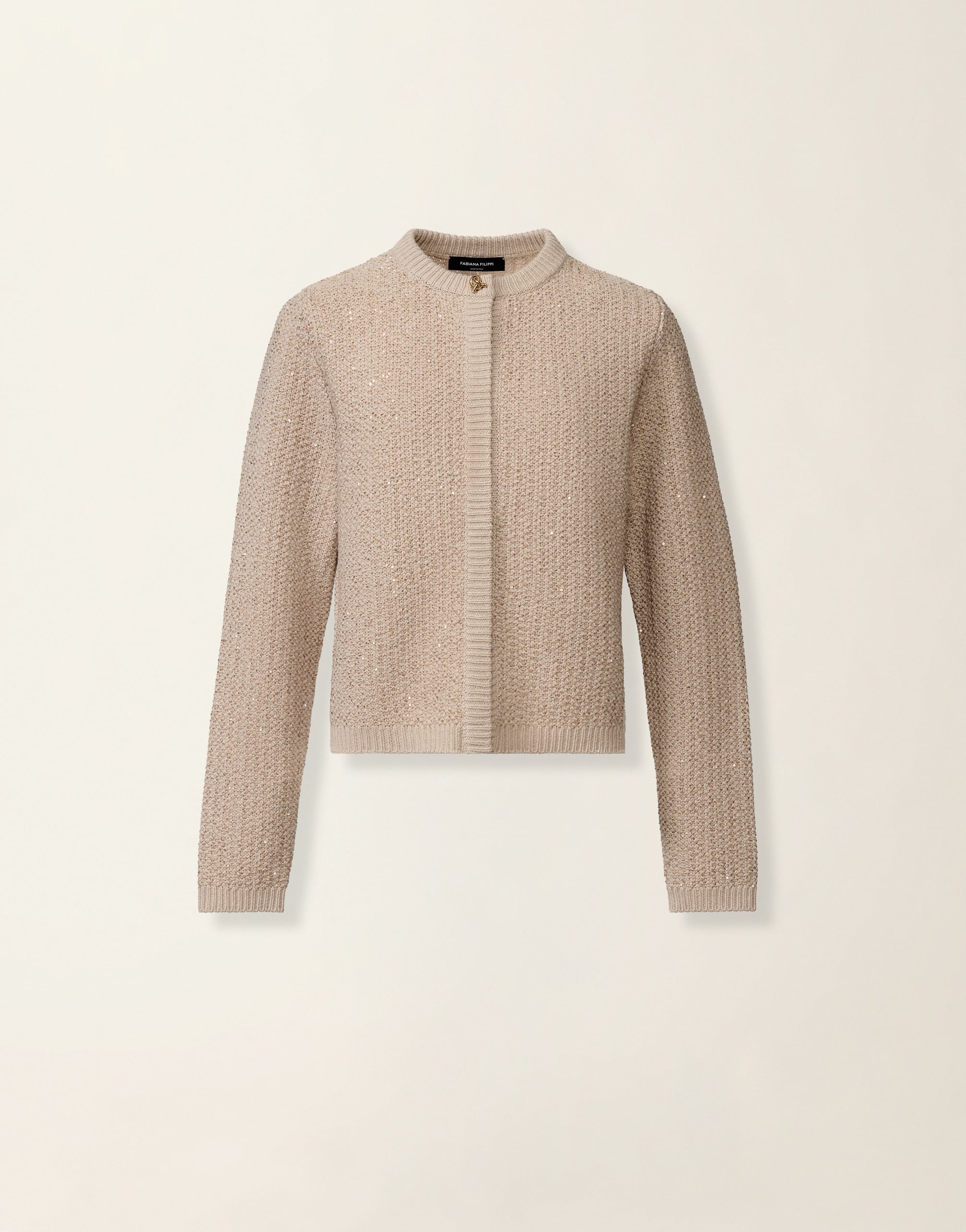 Platinum sequin jacket, cachà