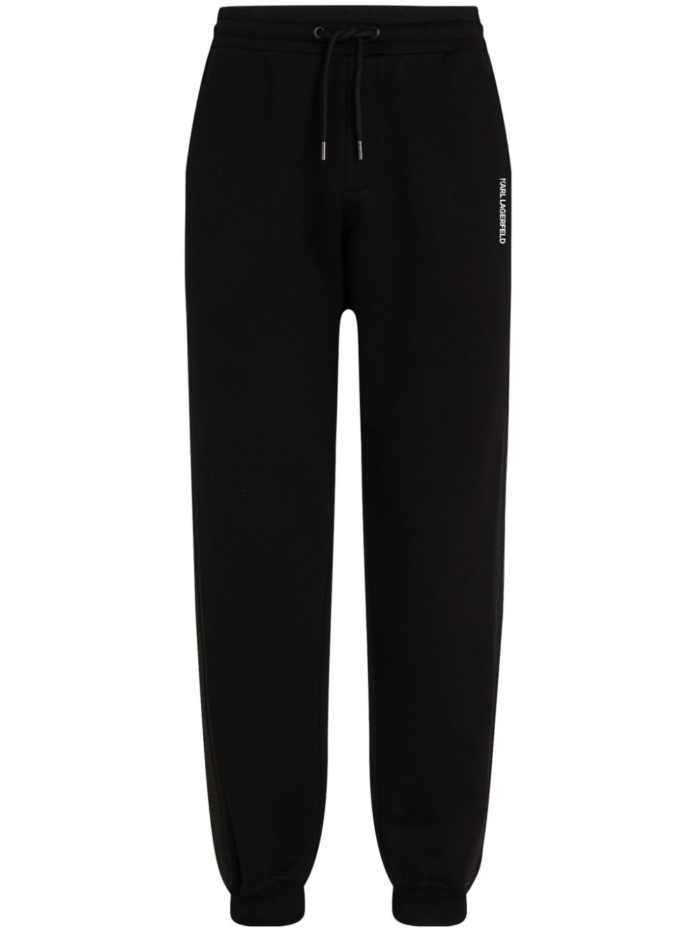 Logo-tape track pants - Black
