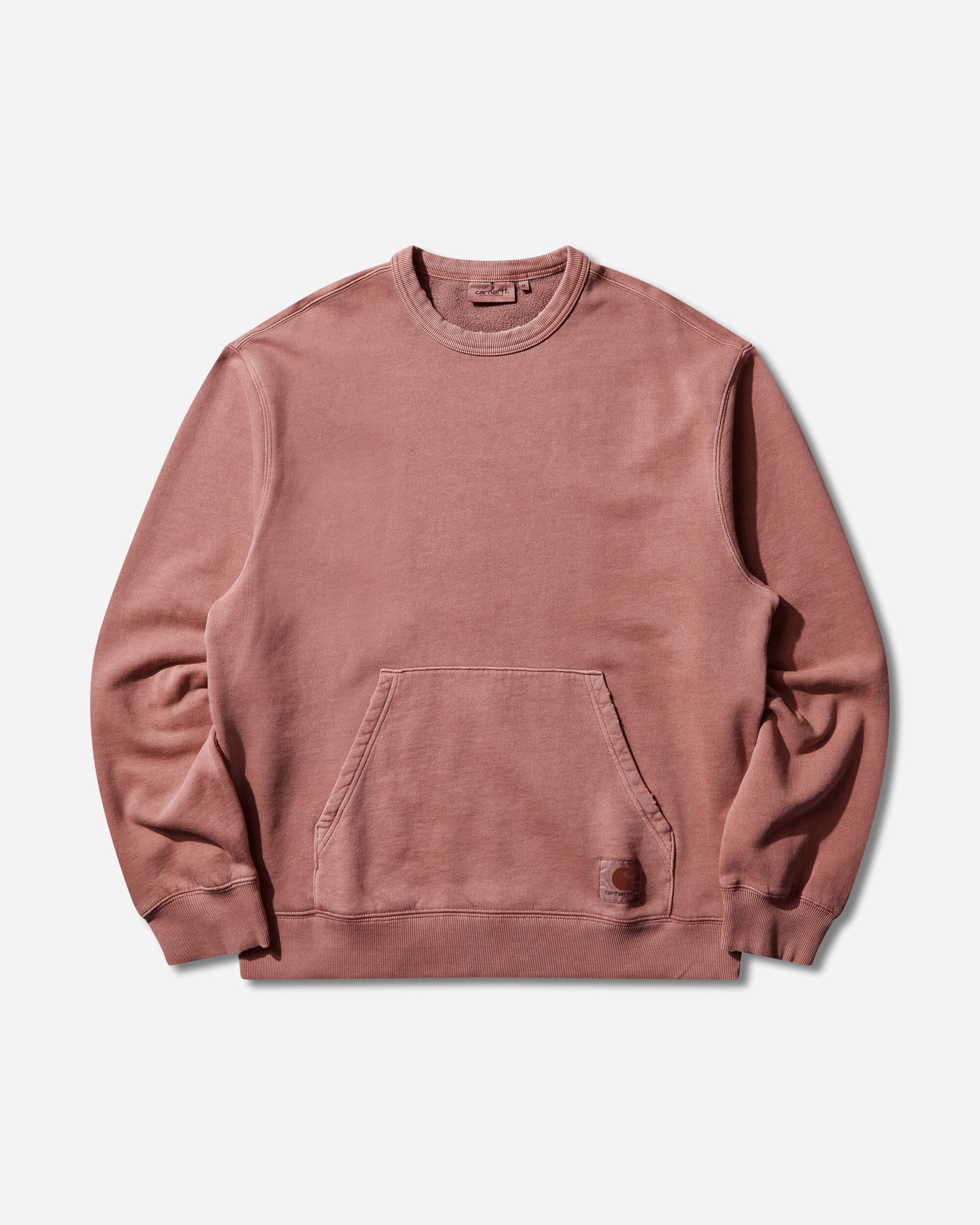 Men s Torion Pocket Crewneck Sweatshirts Marsala Grind Washed