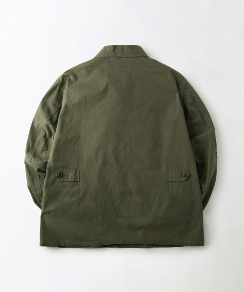 2ND POPLIN JUNGLE FATIGUE JACKET_OLIVE
