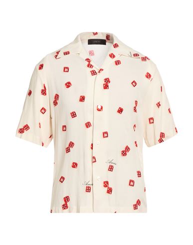 Man Shirt Off white Size L Viscose