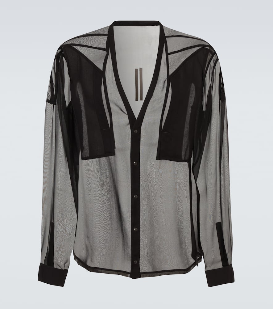 Sheer silk shirt