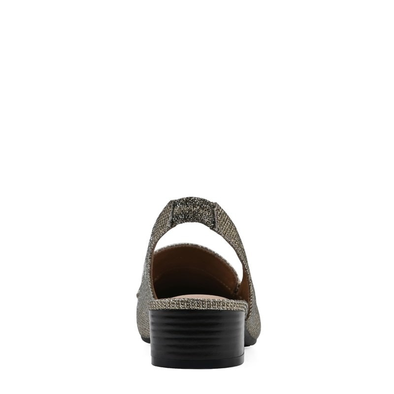 Women's Boreal Slingback Loafers (Gold Glitter Fabric)