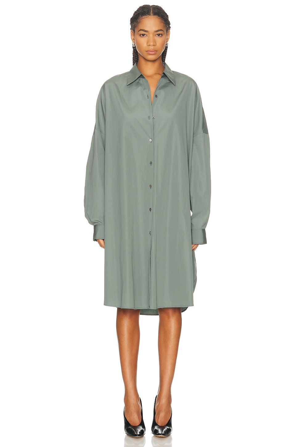 Dries Van Noten Dasia Dress in Raf - Sage. XS also in L