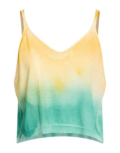 Woman Top Yellow Size 4 Cotton