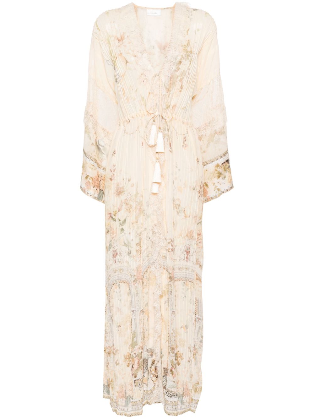 Adorned In Antiquity coat - Neutrals