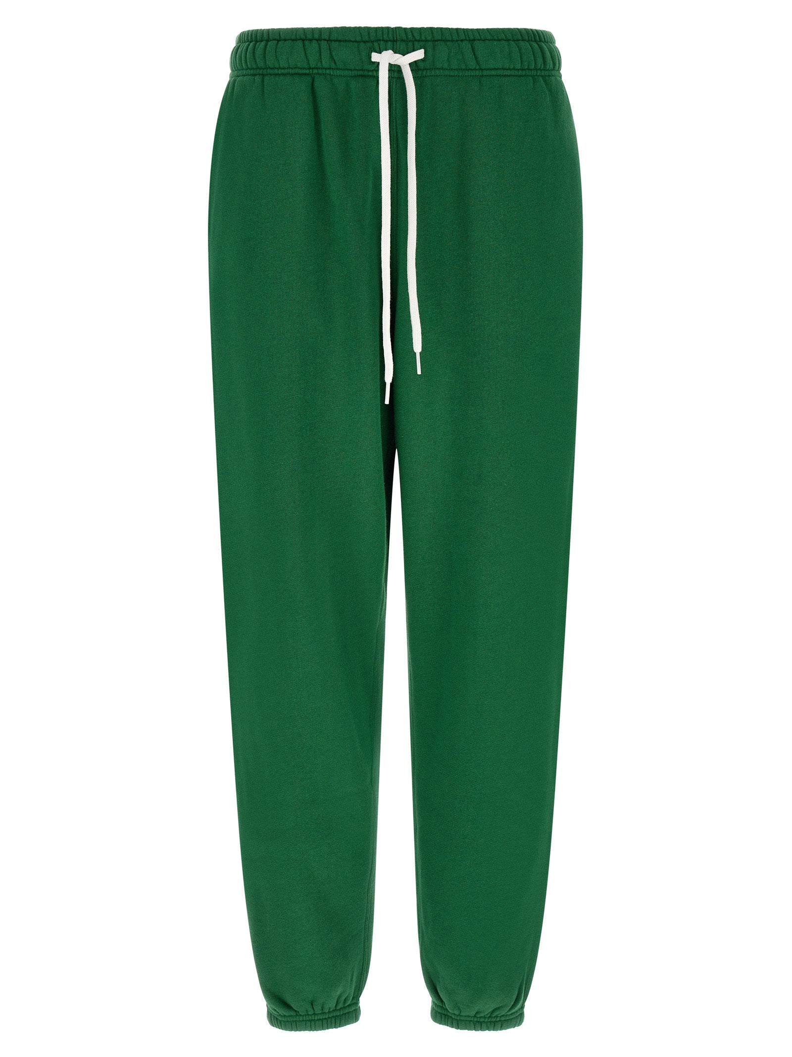 Embroidered Pony Logo Joggers — Green