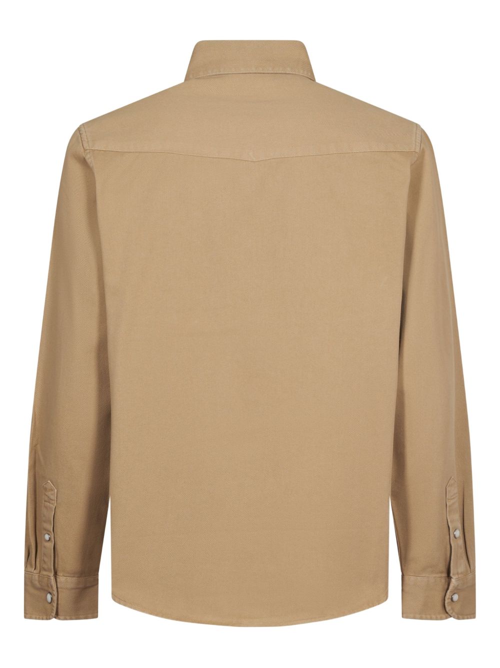 Cotton denim shirt - Brown