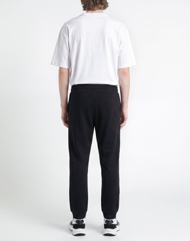 Man Pants Black Size XS Cotton, Recycled polyester