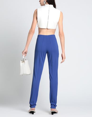 Woman Pants Blue Size 6 Viscose, Elastane