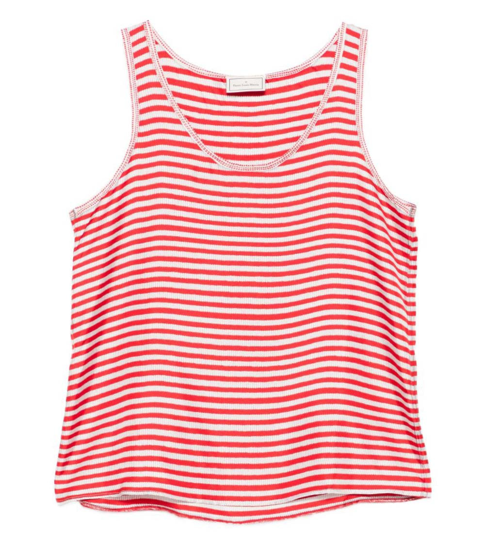 Striped Silk Top