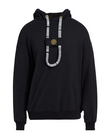 Man Sweatshirt Black Size 3 Cotton
