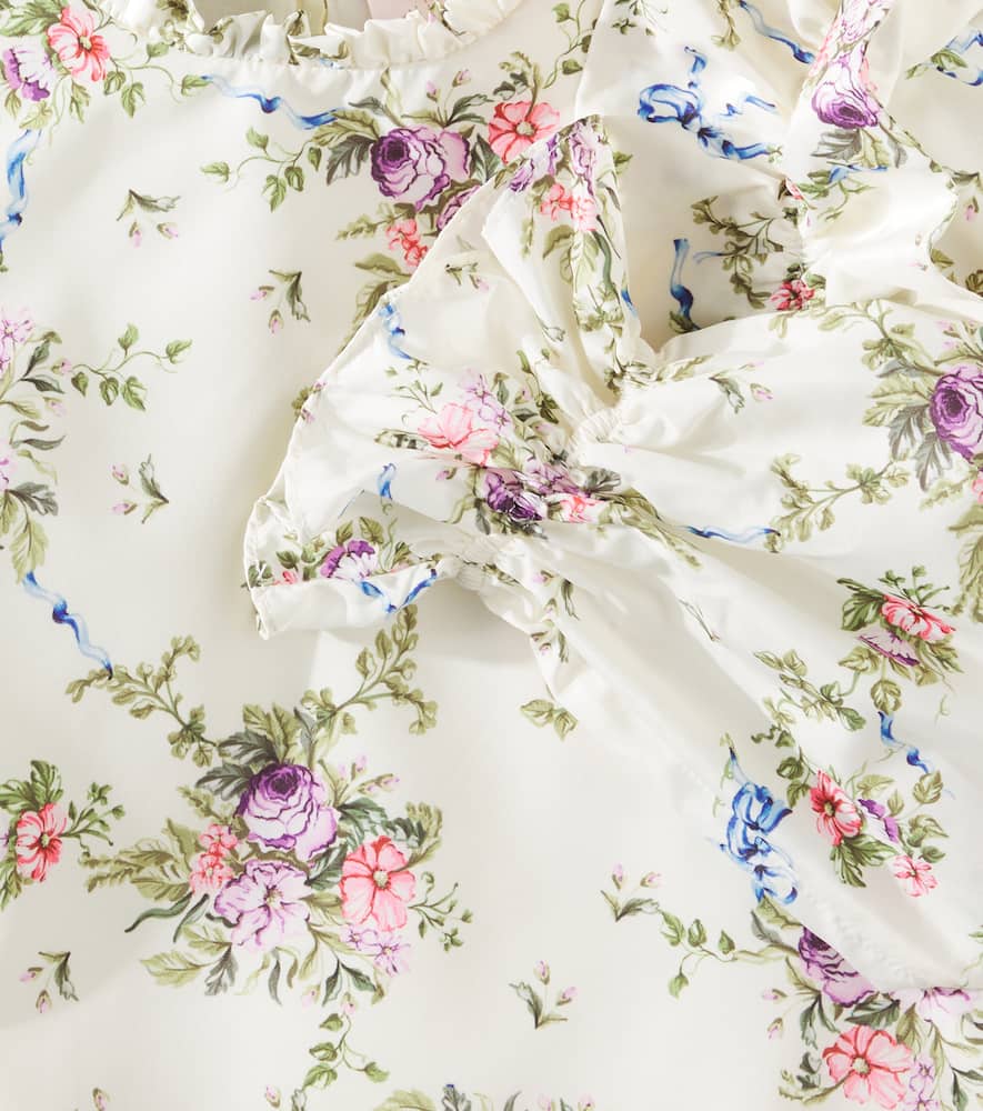 Tutu Du Monde Belle ruffled floral blouse