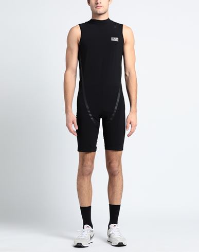 Man Jumpsuit Black Size M Polyamide, Elastane