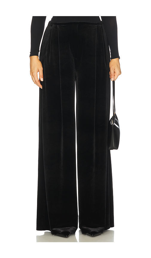 Norma Kamali Mens Pleat Pant in Black. XS. Also in