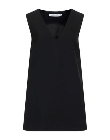 Woman Top Black Size 4 Polyester, Viscose, Cotton, Elastane