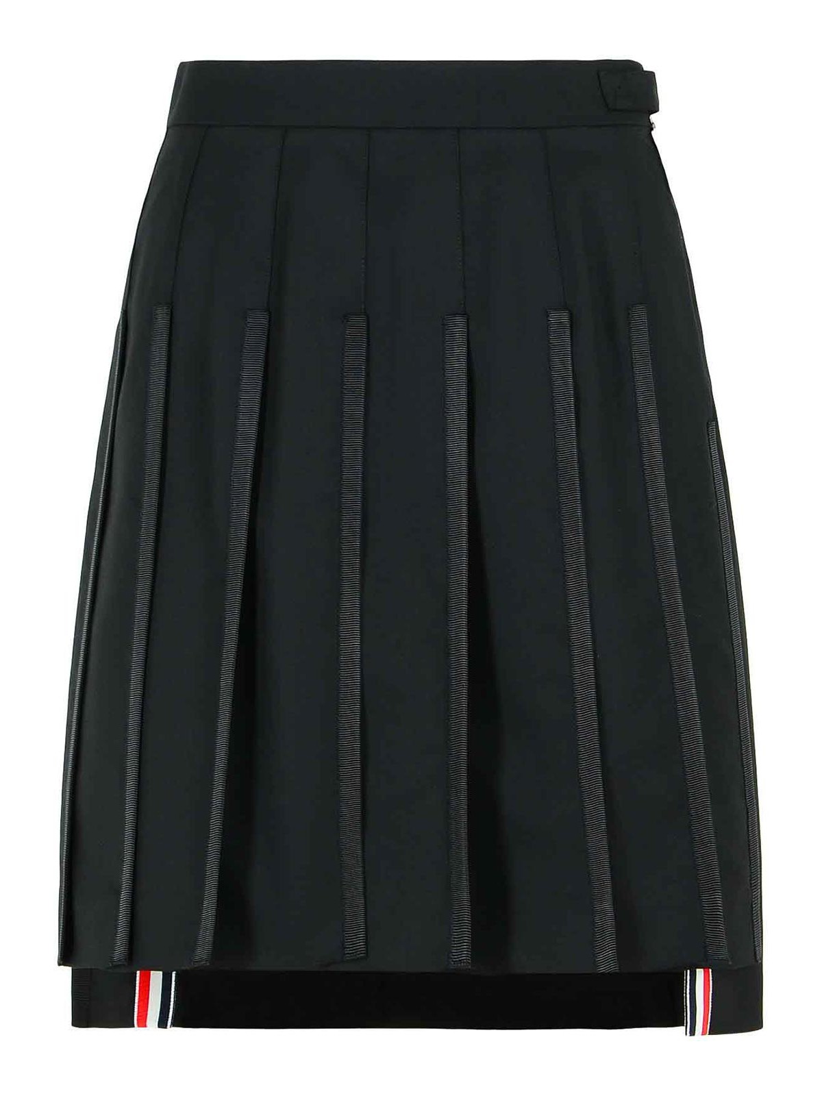 Black Wool Skirt