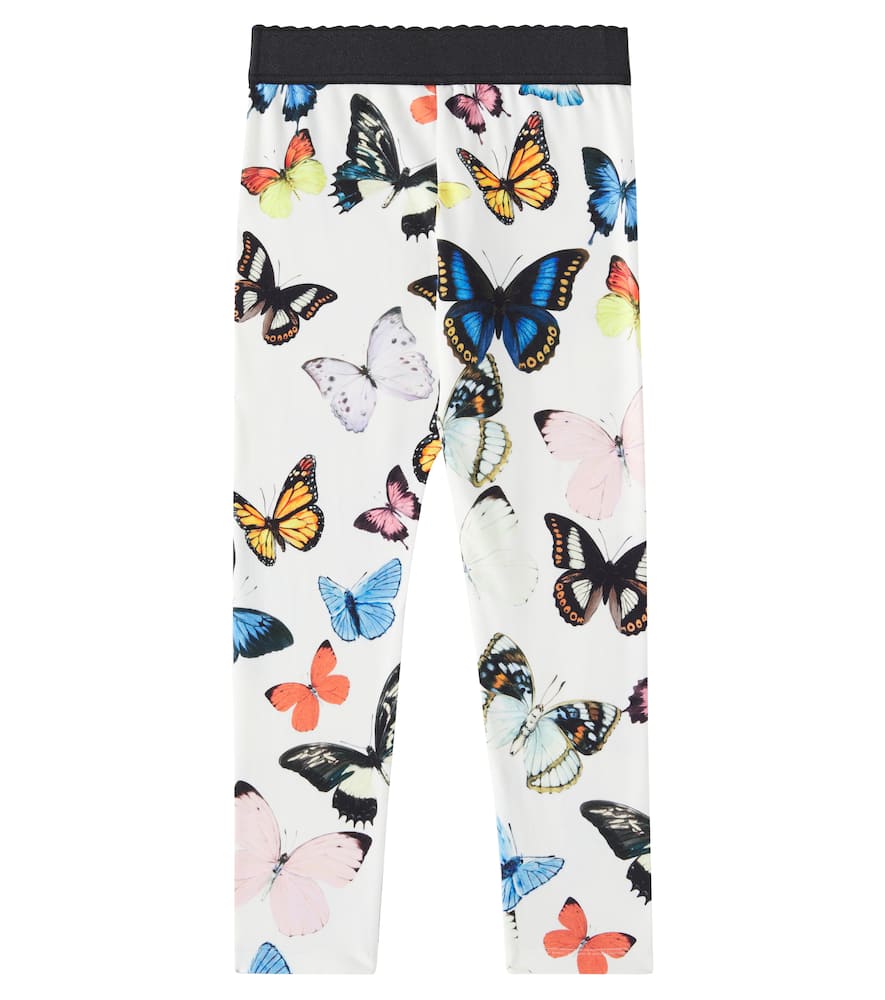 Dolce & Gabbana Kids Printed cotton-blend jersey leggings